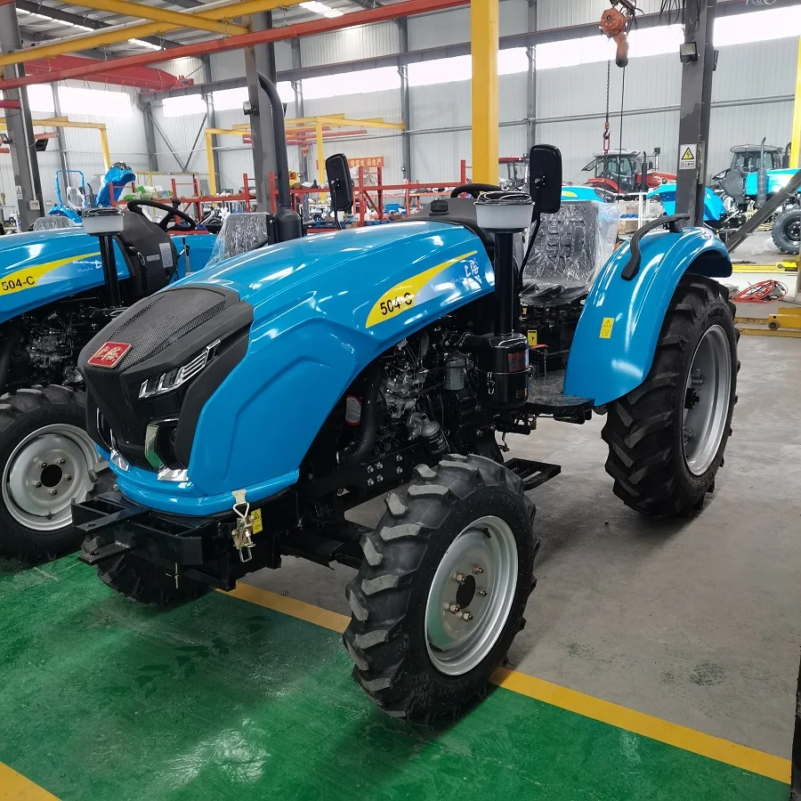 Сельскохозяйственный трактор Шанхайской марки с полным приводом 504 мощностью 50 л.с. для сельского хозяйства 4x4