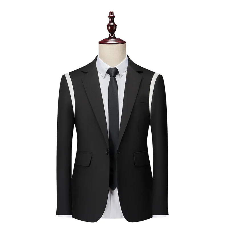 2023 Новый мужской костюм для внешней торговли, повседневный деловой пиджак, Модный одноместный пиджак, Пиджак свободного кроя