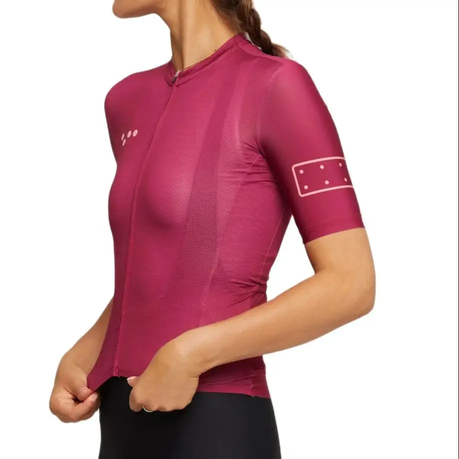 Женская велосипедная майка Pedla Team Pro с ЯРКИМ принтом, топы из велосипедной майки Coolmax с коротким рукавом, велосипедные рубашки Coolmax розового цвета