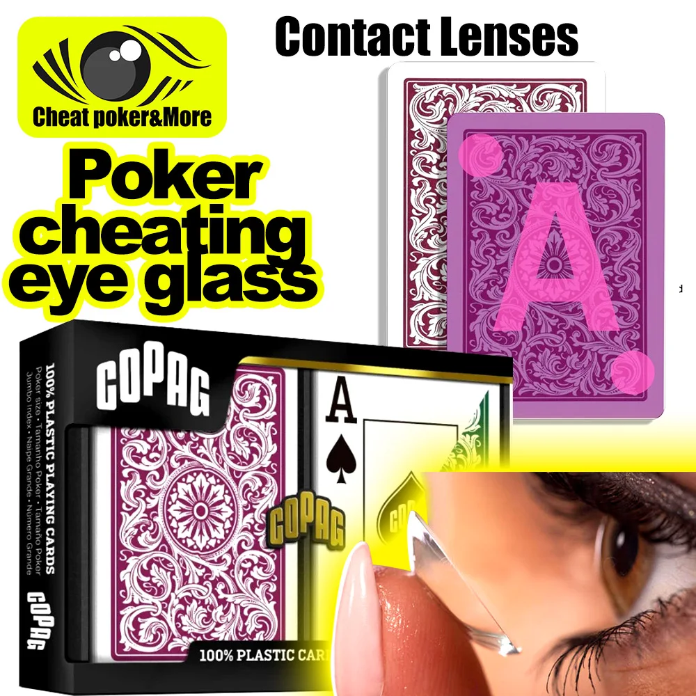 Очки для обмана в покере Copag Elite, карты с инфракрасной маркировкой, PokerSize Jumbo Index, пластиковые колоды Magic Show, Защита от обмана в покере