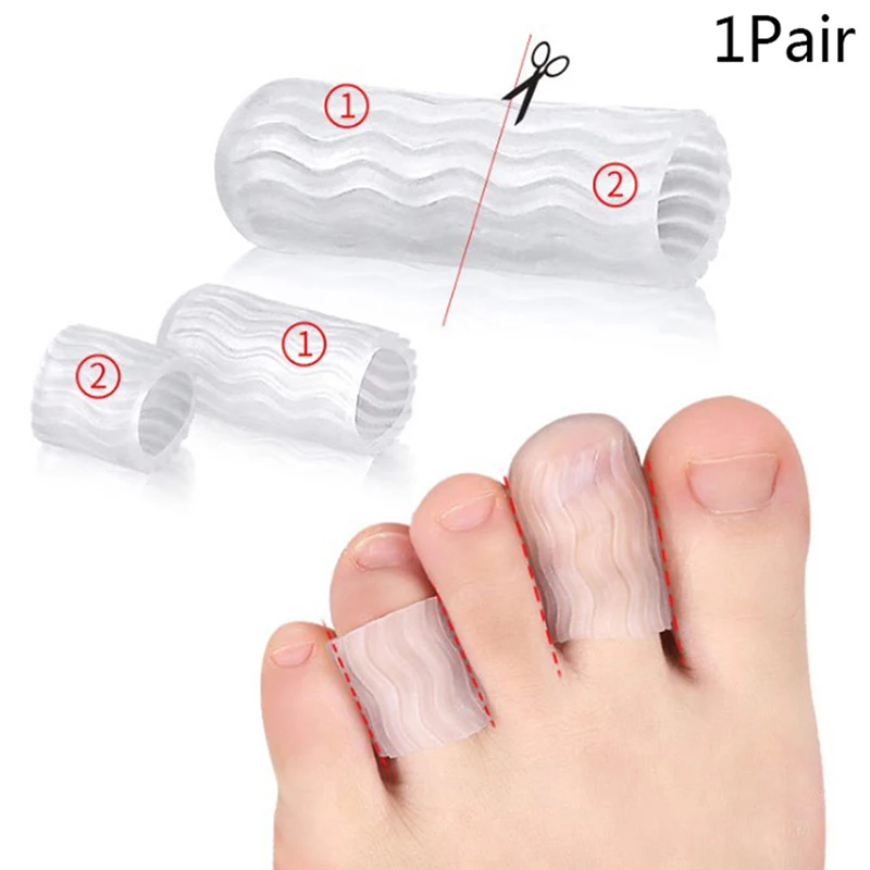 1 пара силиконовых накладок для пальцев ног, разделитель, средство для снятия боли с ног, средство для ухода за ногами
