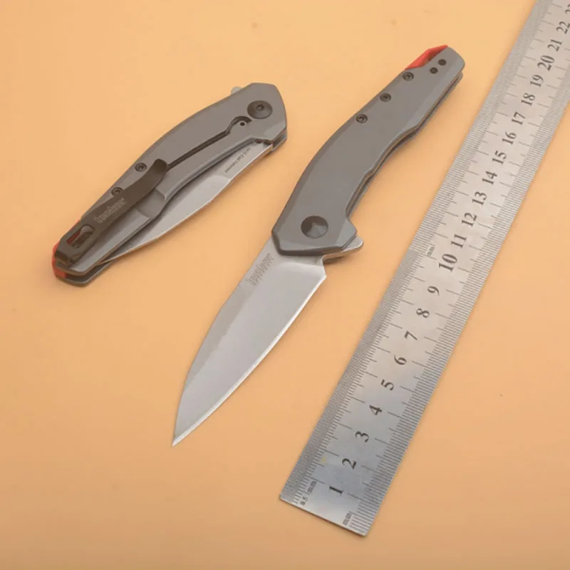 Карманный походный складной нож Kershaw 1415 с лезвием 8cr13 и стальной ручкой, охотничьи тактические универсальные ножи для выживания EDC Tools