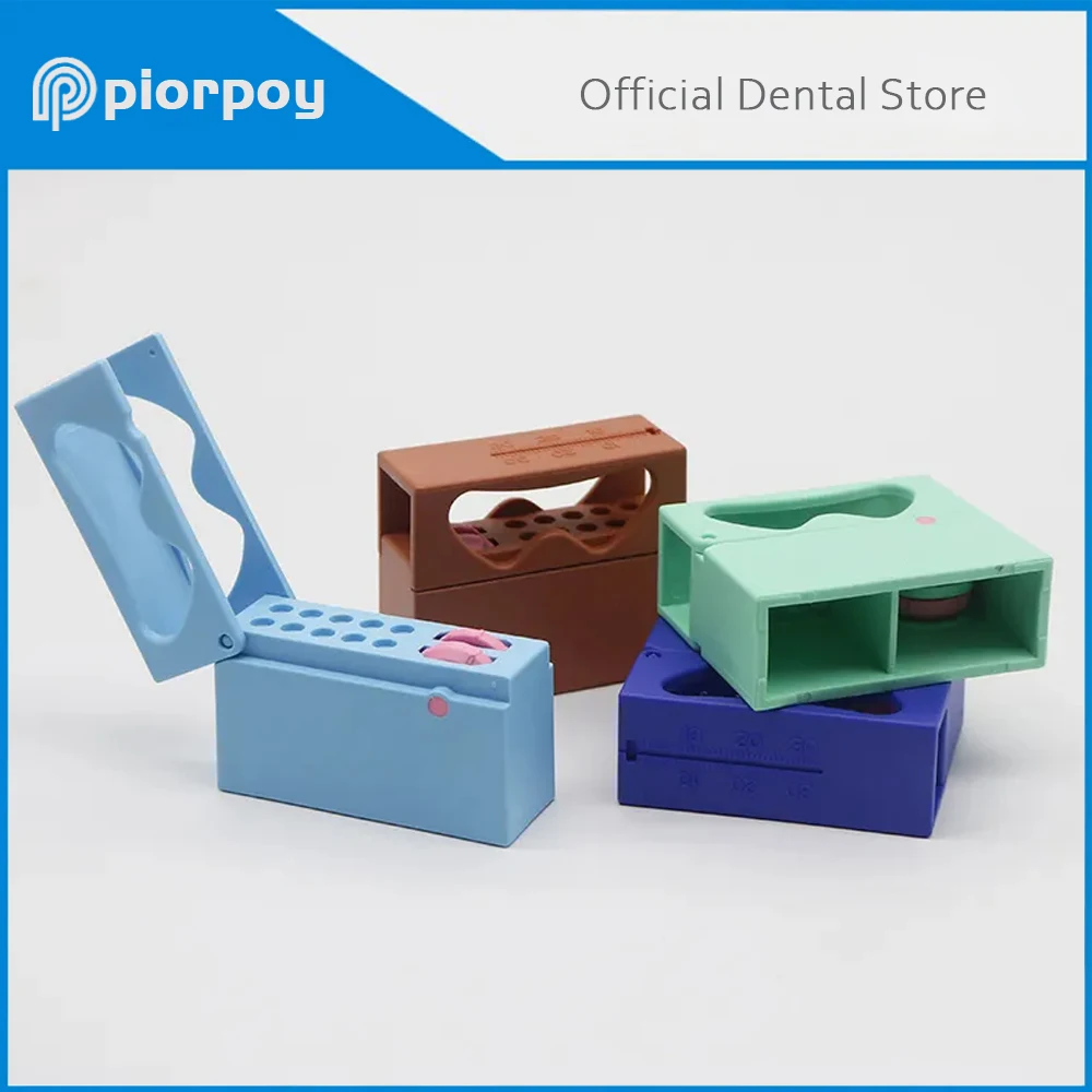 Пластиковый держатель для стоматологических Эндофайлов PIORPOY на 10 отверстий С органайзерами для стоматологии с памятью, Коробка для дезинфекции, чехол для стерилизатора Odontologia