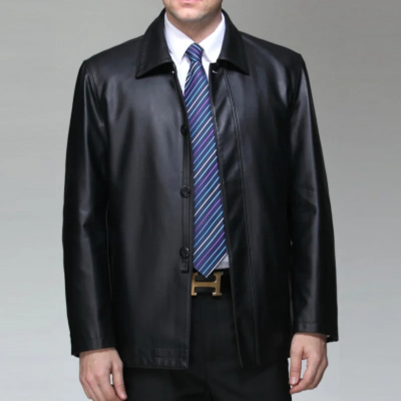 Мужская куртка из натуральной кожи 2024, пальто из 100% овчины, натуральная мужская весенне-осенняя одежда s Xhl319