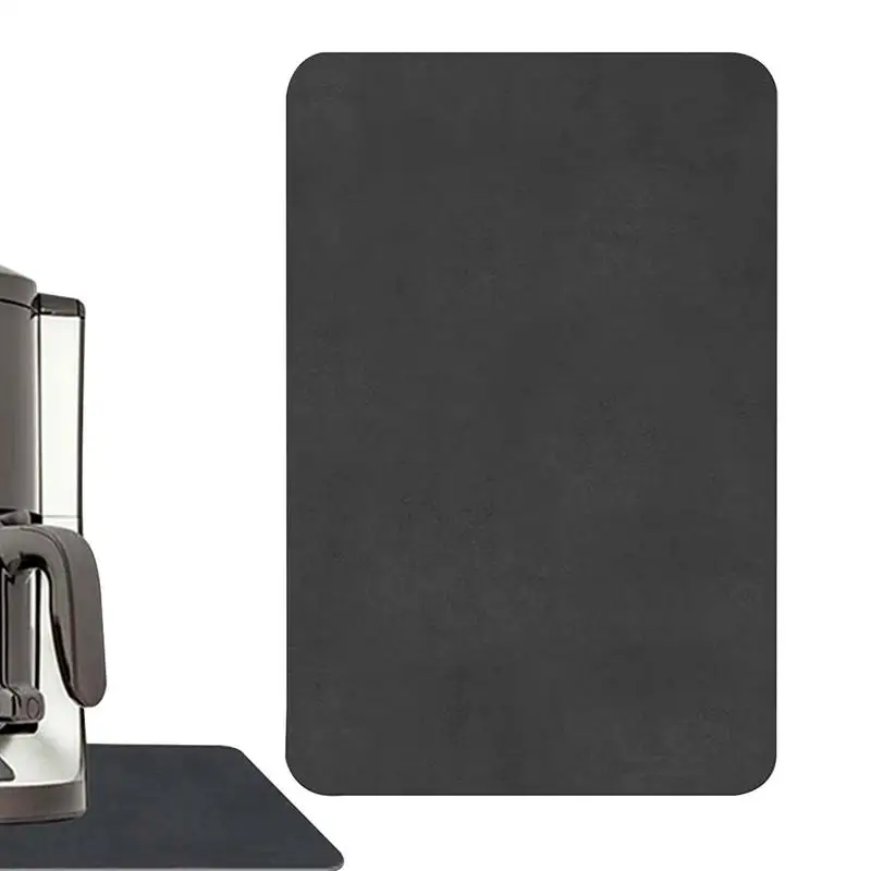 Кофейный коврик и планка для столешницы, впитывающие пятна, противоскользящие кофейные принадлежности, коврик для кофемашины и посуды для кухонной стойки