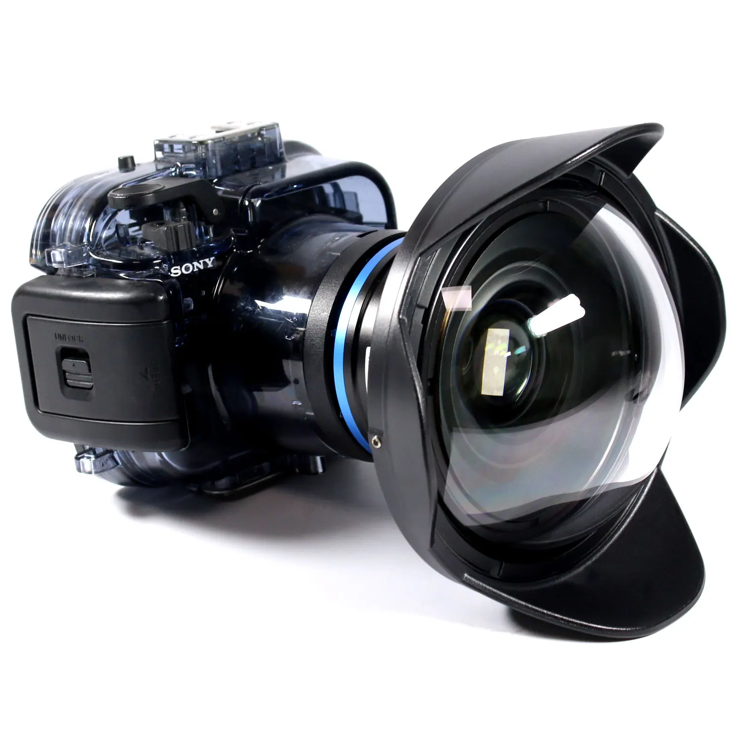 Weefine WFL01 Подводное Плавание Рыбий Глаз Широкоугольный Объектив M67 24 мм TG5 Sony RX-100 G7X Корпус Камеры Аксессуар Для Подводной Фотосъемки