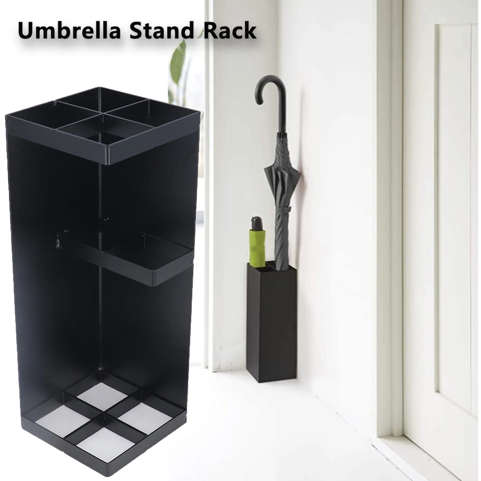 Подставка для зонтиков, стойка для однотонных зонтичных сливных бочек, Держатель для хранения, Полка для дома, прихожей, офиса, держатель на 4 отверстия