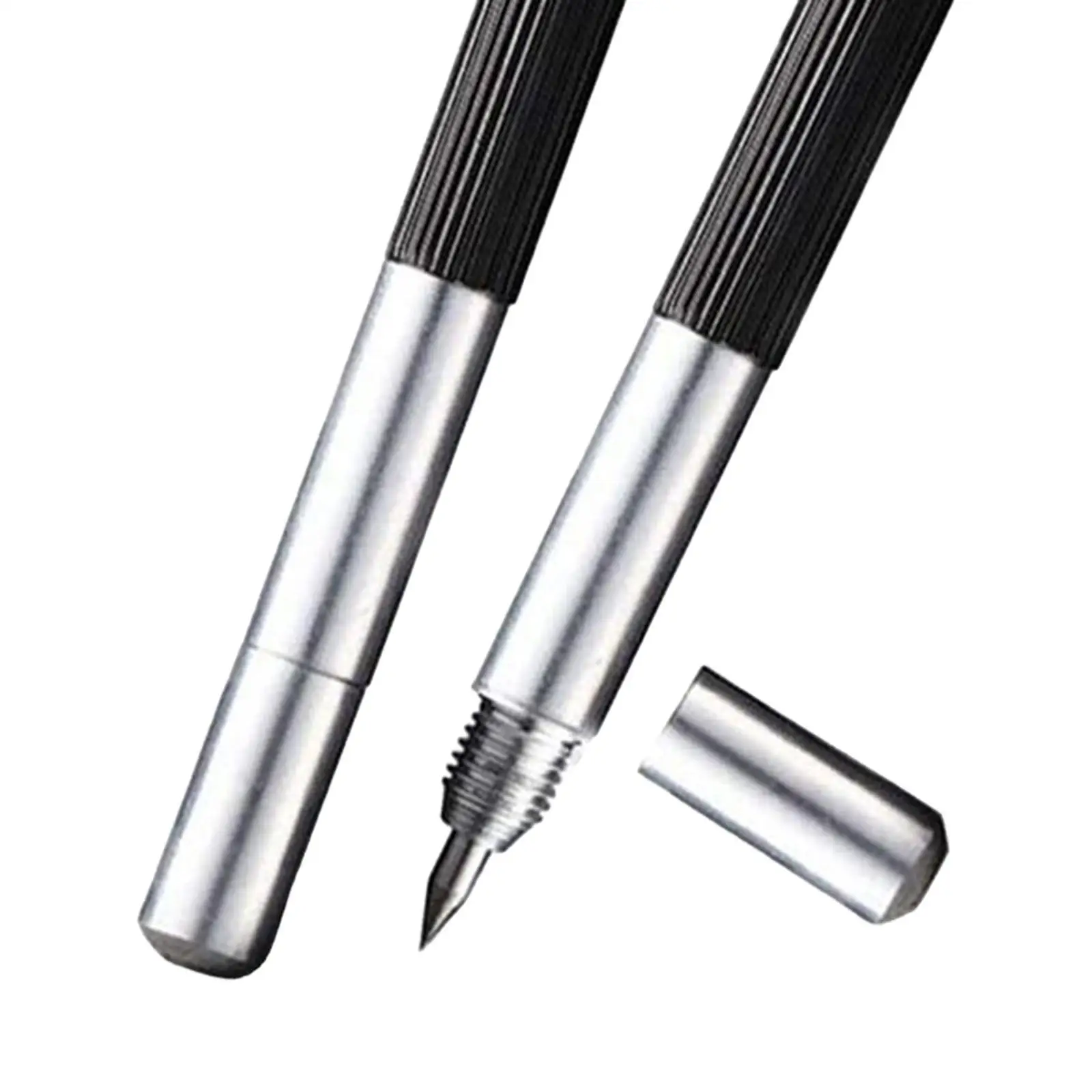 4шт Портативная ручка для нанесения надписей из карбида вольфрама, стекло для гравировальной ручки