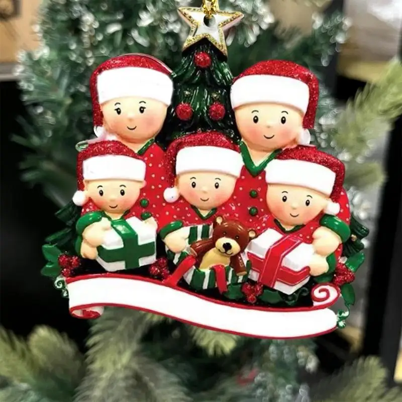 Миниатюрный орнамент на Рождественскую елку, акриловые праздничные фигурки 