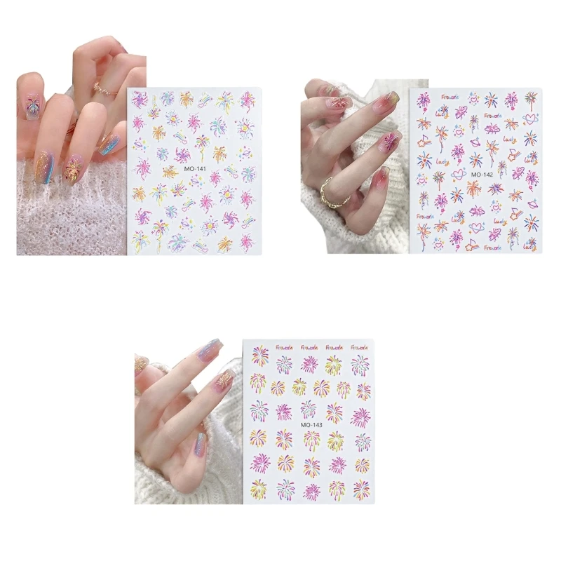 Уникальные наклейки придают шарм вашим ногтям со специальным рисунком для женщин и девочек Прямая поставка