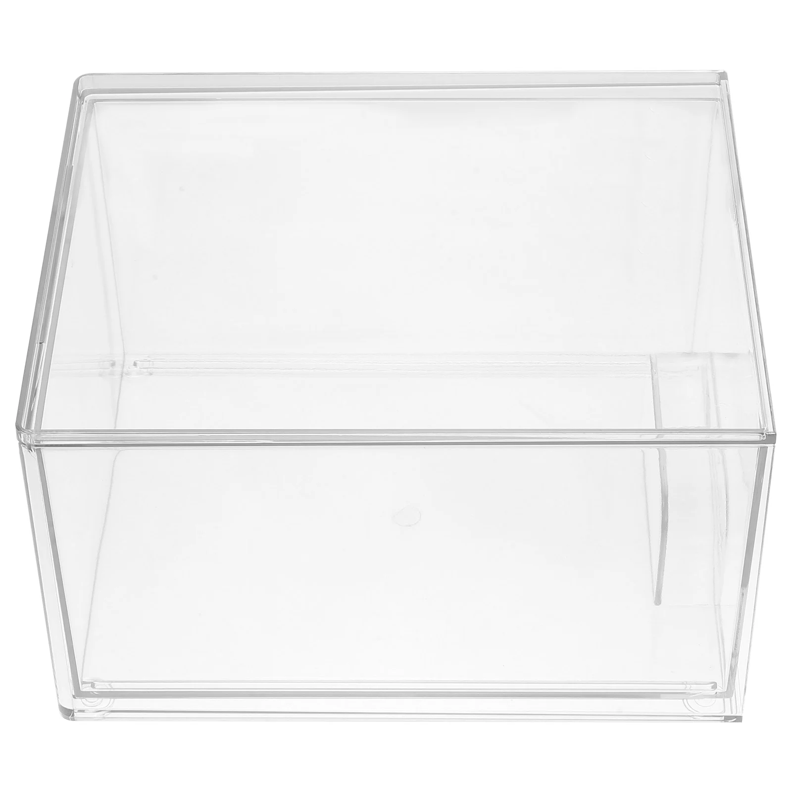 Прозрачный ящик для хранения пластиковых ящиков, органайзер типа кейса, ящики стола для макияжа домашних животных