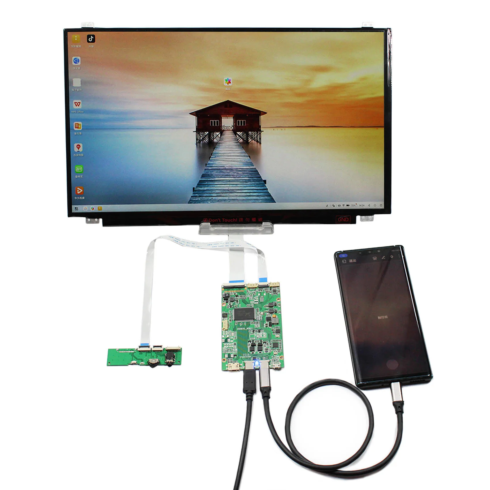 15,6-дюймовый ЖК-экран EDP 1920Х1080 IPS с платой контроллера HD-MI TYPE-C LCD