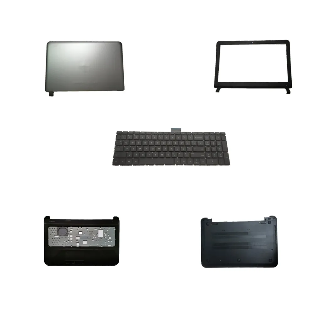 Клавиатура ноутбука Верхний регистр Верхняя задняя крышка ЖК дисплея Нижняя крышка корпуса для HP ProBook 470 G1 Черный США