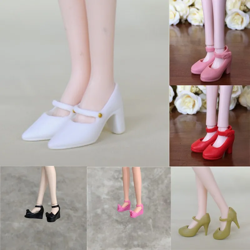 Новые красочные туфли для куклы 1/6 Blyth, высококачественная женская обувь для куклы Barbie, аксессуары для куклы СВОИМИ руками, подходят Момоко Ликке