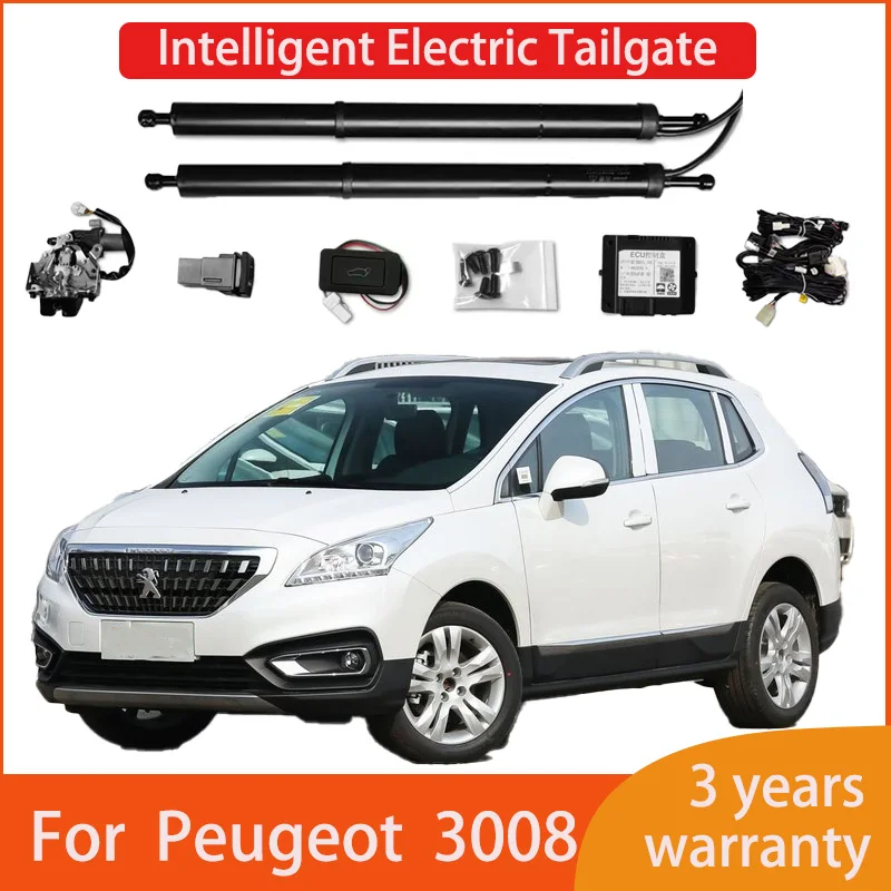 Для автомобильных аксессуаров Peugeot 3008 Переоборудована электрическая крышка багажника, интеллектуальный переключатель панели поддержки задней двери с электроприводом