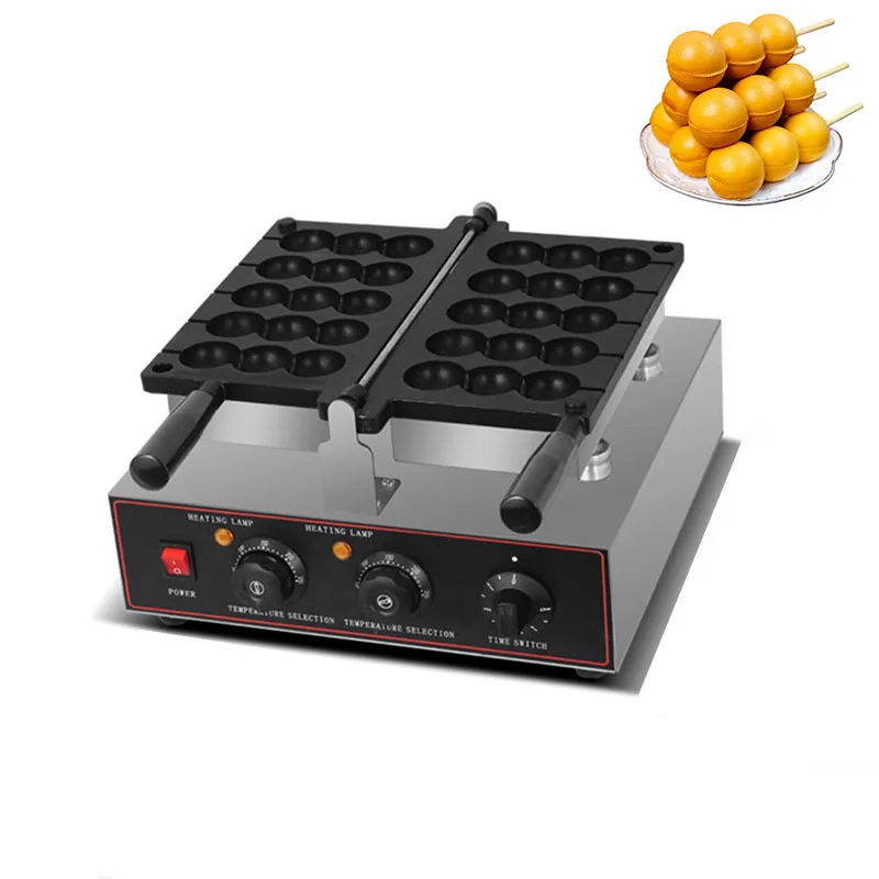 Электрическая / газовая кондитерская машина с вертелом для перепелиных яиц, вафельница для приготовления такояки из нержавеющей стали, форма для выпечки шариков