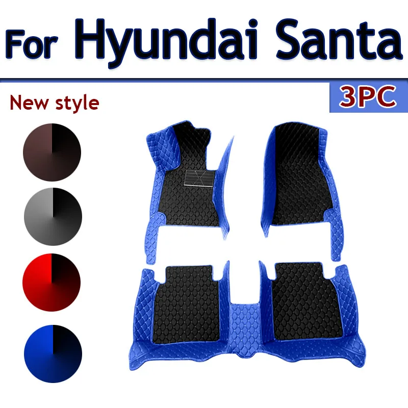 Автомобильные коврики для Hyundai Santa Fe (ПЯТИМЕСТНЫЕ) 2010 2011 2012, автомобильные накладки для ног на заказ, автомобильный ковер