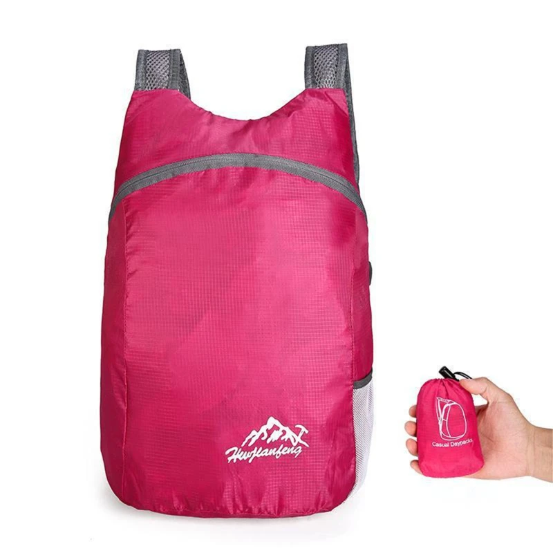 Упаковываемый рюкзак Складной Уличный Складной рюкзак Дорожная сумка Спортивный рюкзак Унисекс для путешествий на открытом воздухе