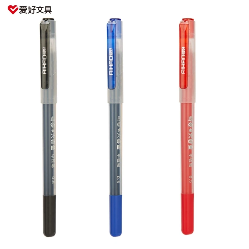 Сверхтонкие ручки с тонким наконечником 0,5 мм, гелевые шариковые ручки с жидким покрытием для офиса