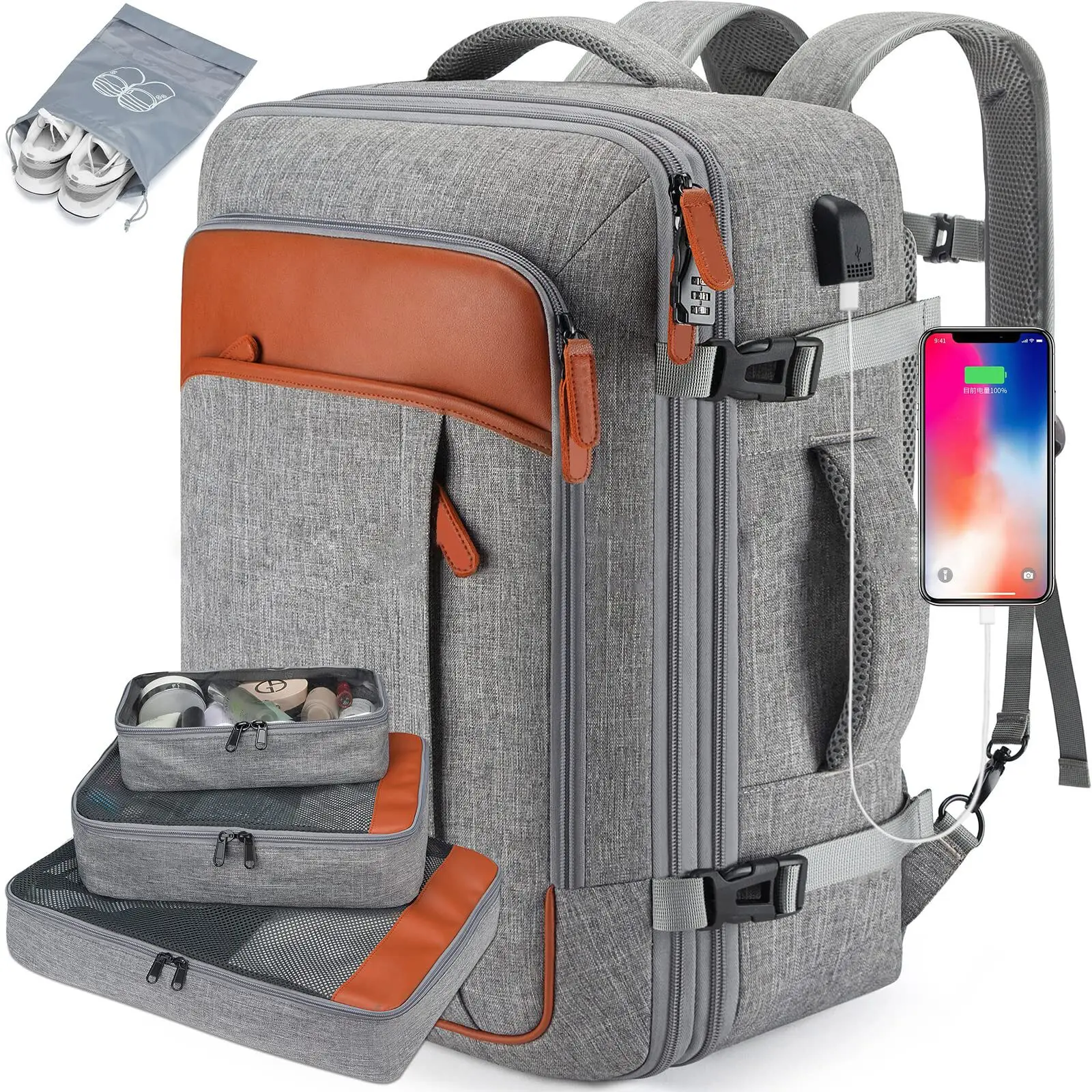 Складные мужские ручные рюкзаки для мужчин, водонепроницаемый деловой рюкзак, Большая вместительная дорожная сумка для ноутбука, рюкзак Mochilas