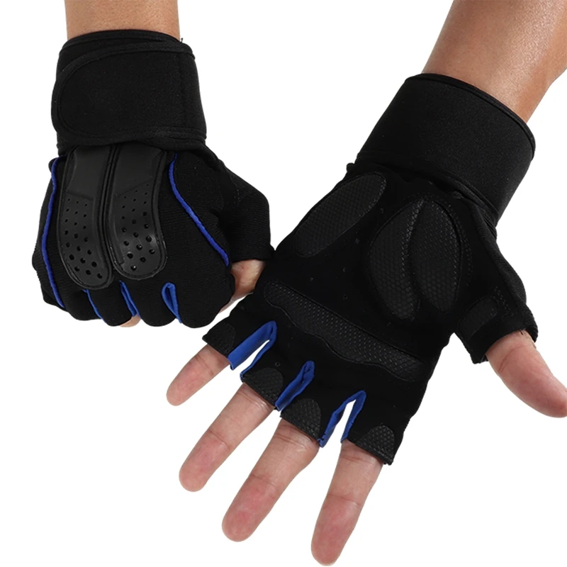 1 пара профессиональных велосипедных перчаток, противоскользящие варежки на полпальца, утепленные перчатки с подкладкой, велосипедные гоночные варежки для женщин и мужчин