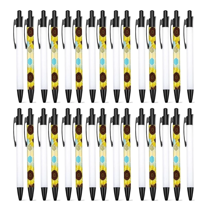 Выдвижная шариковая ручка с термоусадочной пленкой, сублимационные ручки, заготовка для полной печати Шариковых ручек W3JD