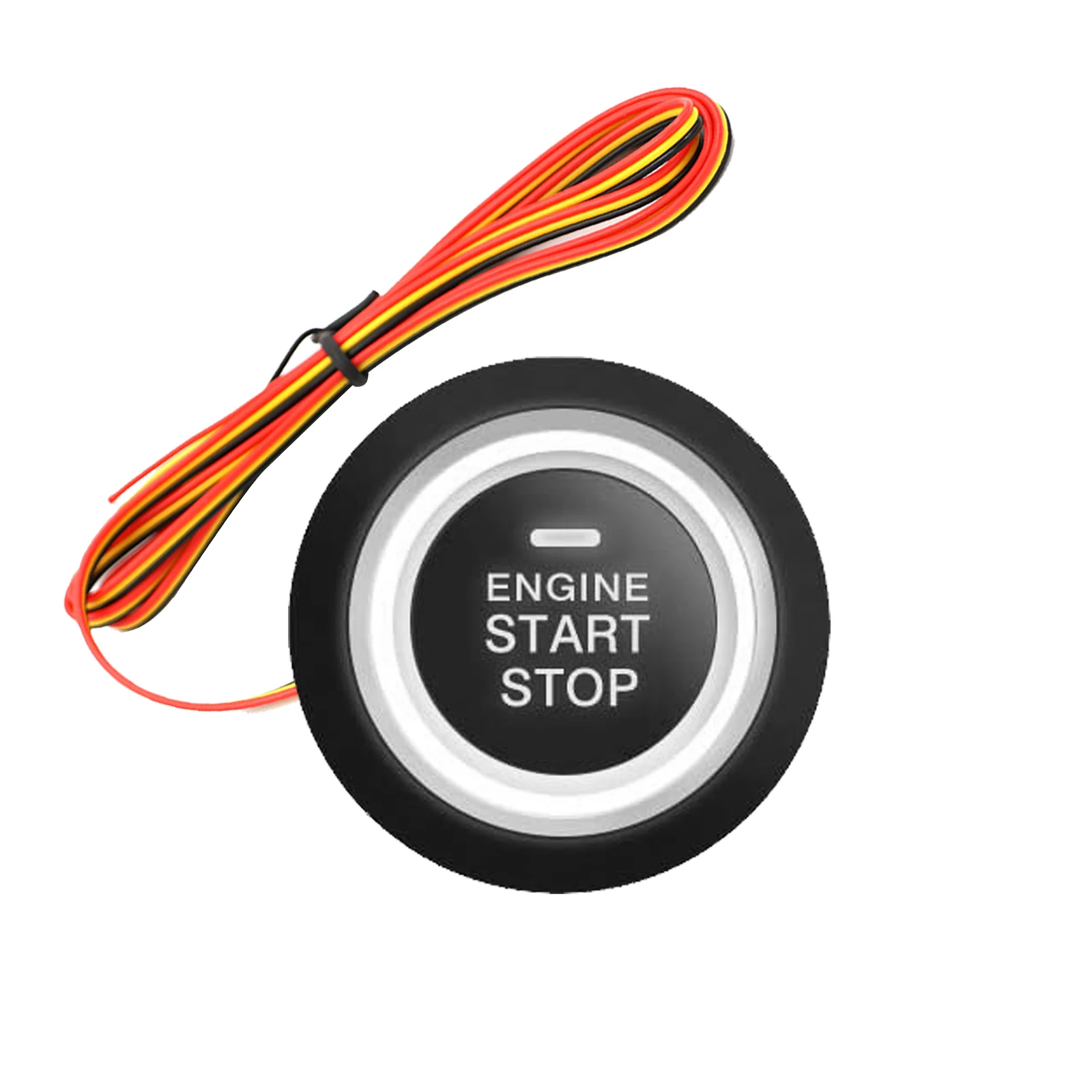 Универсальный кнопочный переключатель запуска и остановки двигателя автомобиля 12V, Бесключевой доступ, Зажигание, Выключатель Стартера, Автомобильная Замена