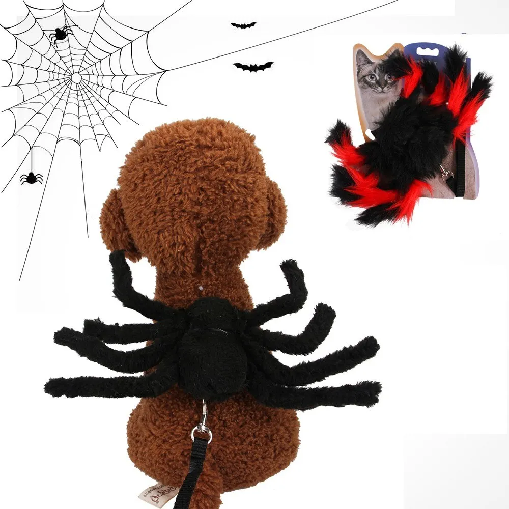 Собачий поводок с собакой-пауком, костюм для Хэллоуина, украшение для ролевых костюмов домашних животных на Хэллоуин