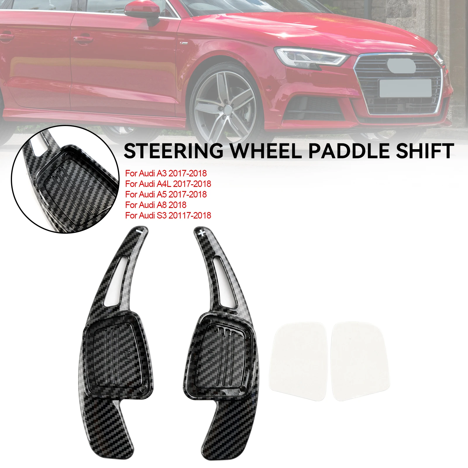 Удлинитель лопасти рычага переключения передач рулевого колеса подходит для Audi A3 A5 A8 S3 S5