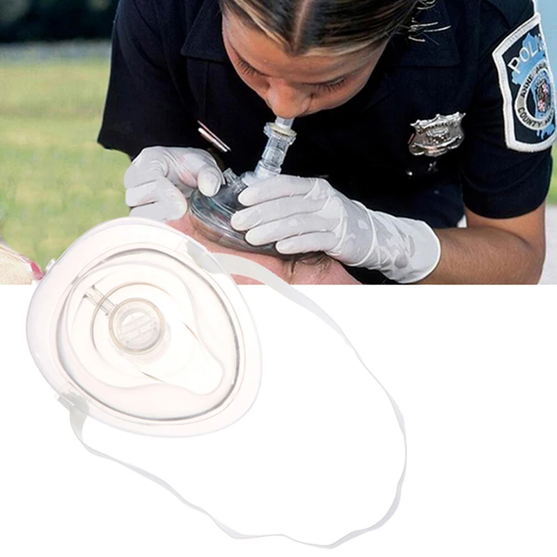 Профессиональная респираторная маска для оказания первой помощи, 1 шт., защищает спасателей от искусственного дыхания, может использоваться повторно с помощью инструментов с односторонним клапаном