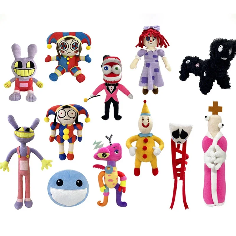 Удивительный цифровой цирковой клоун, плюшевая игрушка, милая мультяшная мягкая кукла, Забавная коллекция, домашний декор, подарок девушке на день рождения