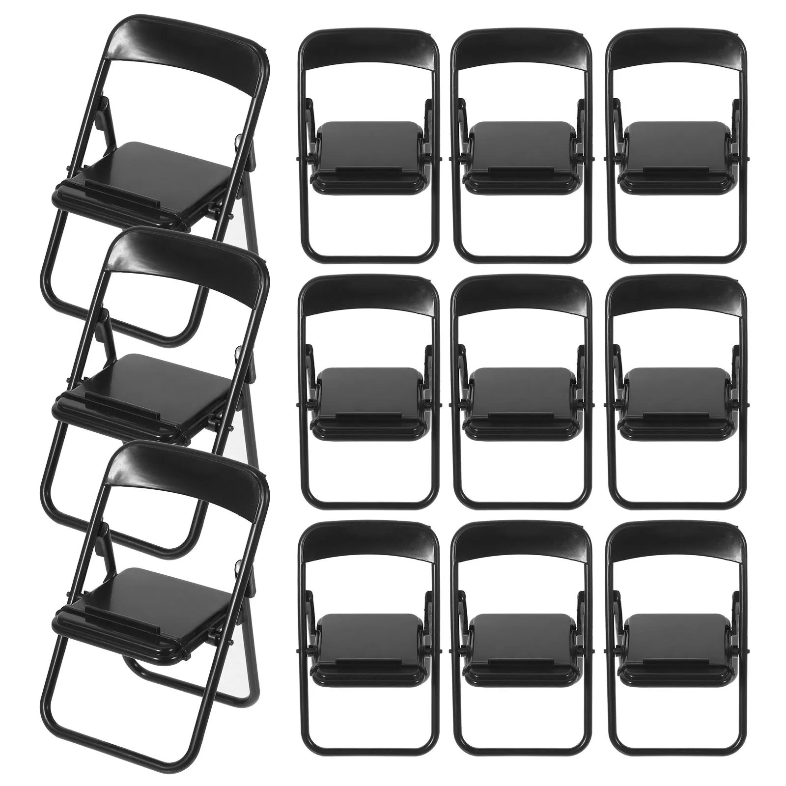 12шт Интересных складных забавных миниатюрных стульев, держателей для мобильных телефонов, подставок для телефонов, мобильных держателей