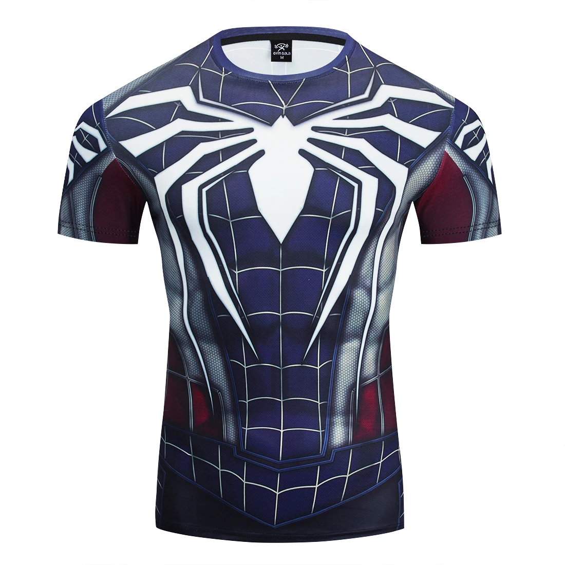 Новая модная футболка мужская брендовая компрессионная рубашка shazam, футболка с 3D рисунком, забавные футболки для фитнеса, стильная одежда для фитнеса