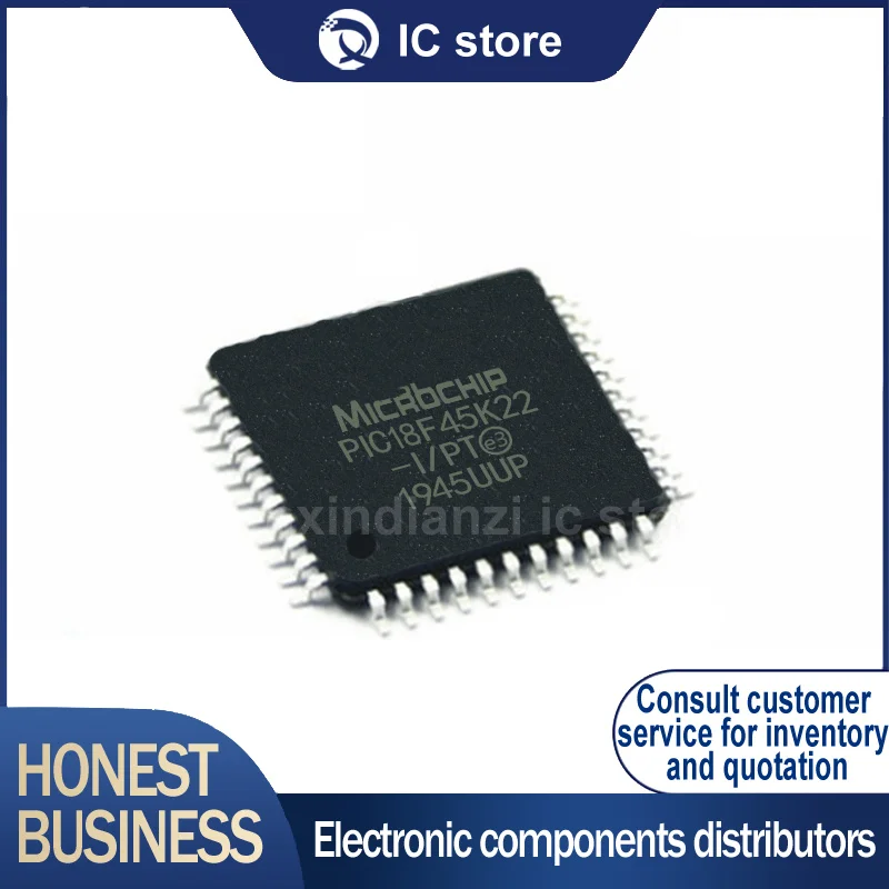 PIC18F45K22-IPT пакет TQFP-44 встраиваемый 8-битный микроконтроллер MCU MCU semiconductor новый