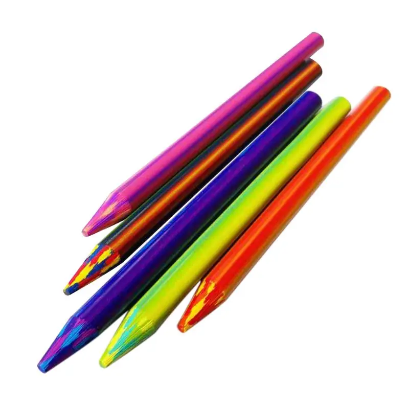 5,6 мм x 90 мм Волшебный радужный карандаш, грифель для рисования, цветной грифель для школьных канцелярских принадлежностей