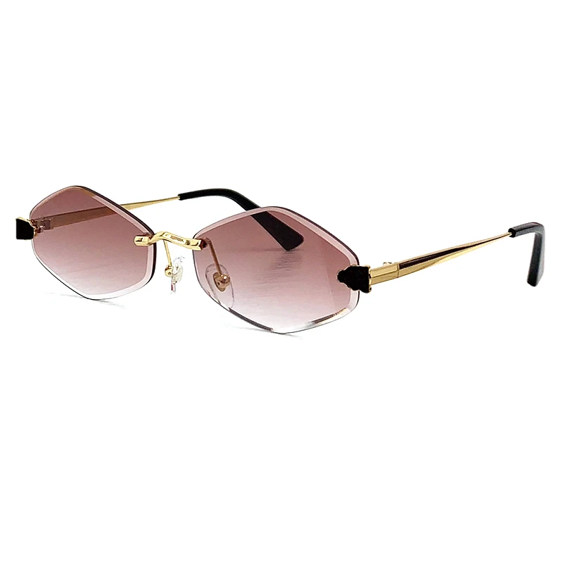 Солнцезащитные очки в оправе из сплава с защитными линзами UV400 Женщины Мужчины Брендовая Дизайнерская обувь Высокого Качества Oculos De Sol Женский Оттенок