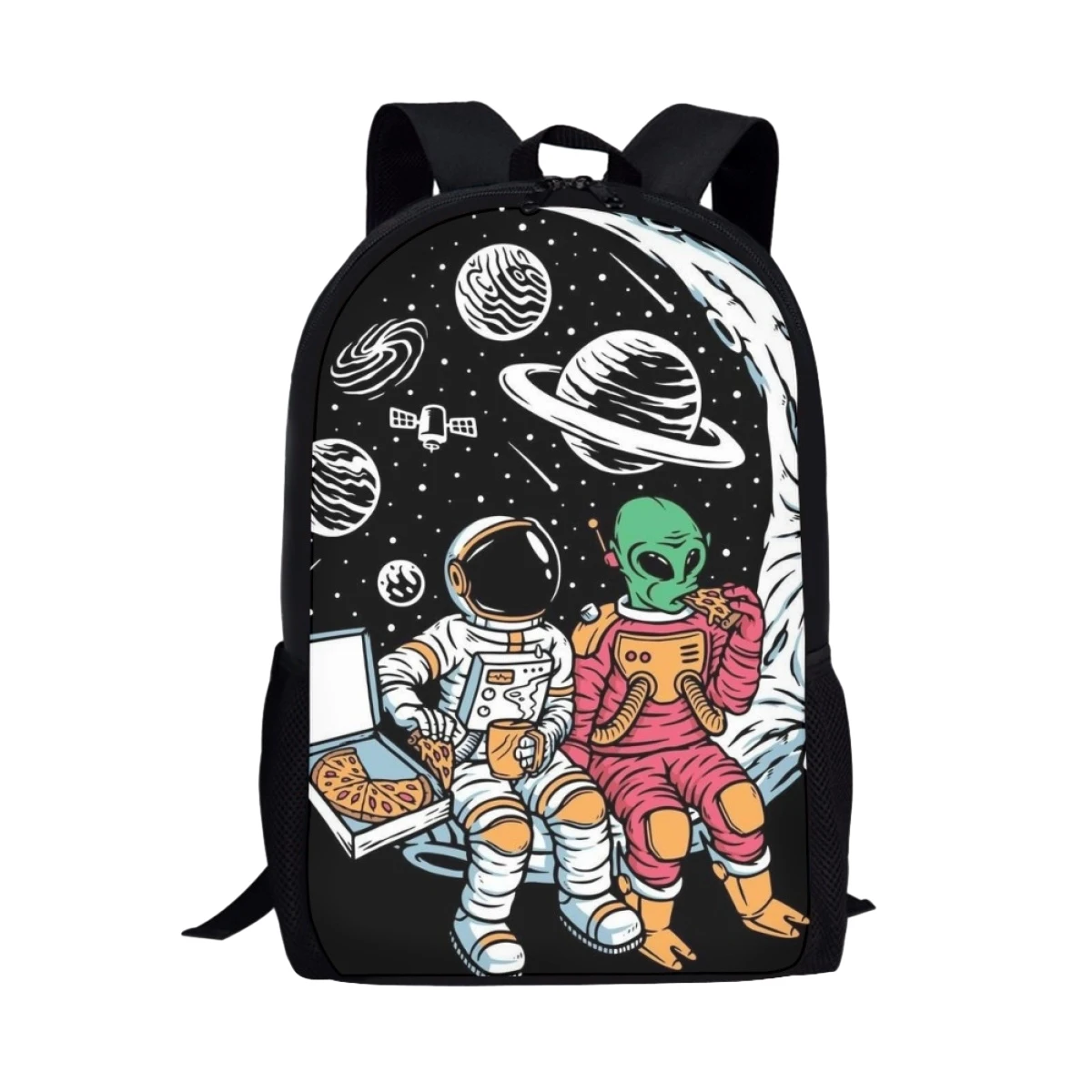 Школьные сумки с рисунком астронавта космического Млечного Пути для детей, сумка для книг для мальчиков, модные детские рюкзаки для подростков, повседневный рюкзак для девочек