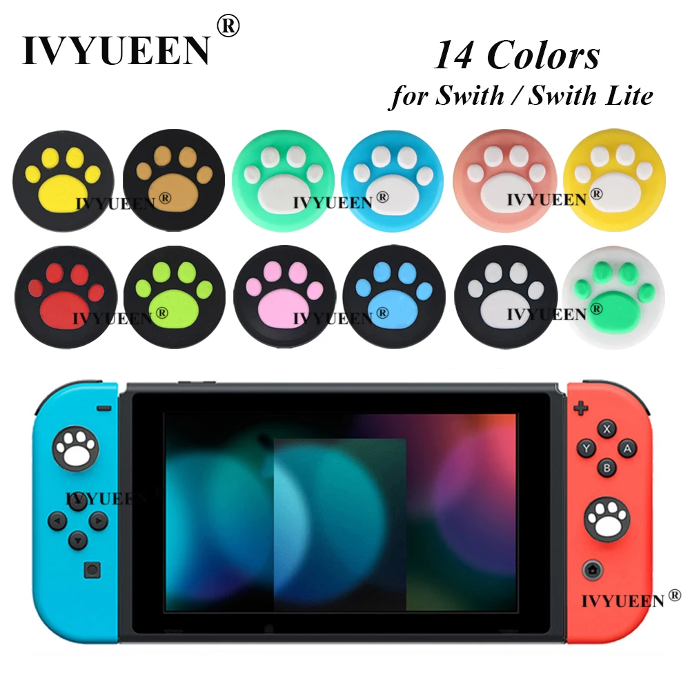 IVYUEEN 4 шт Аналоговые Ручки для Большого пальца, Чехол-накладка для Nintendo Switch NS Lite Joy-Con для NintendoSwitch Joy Con Animal Crossing Caps
