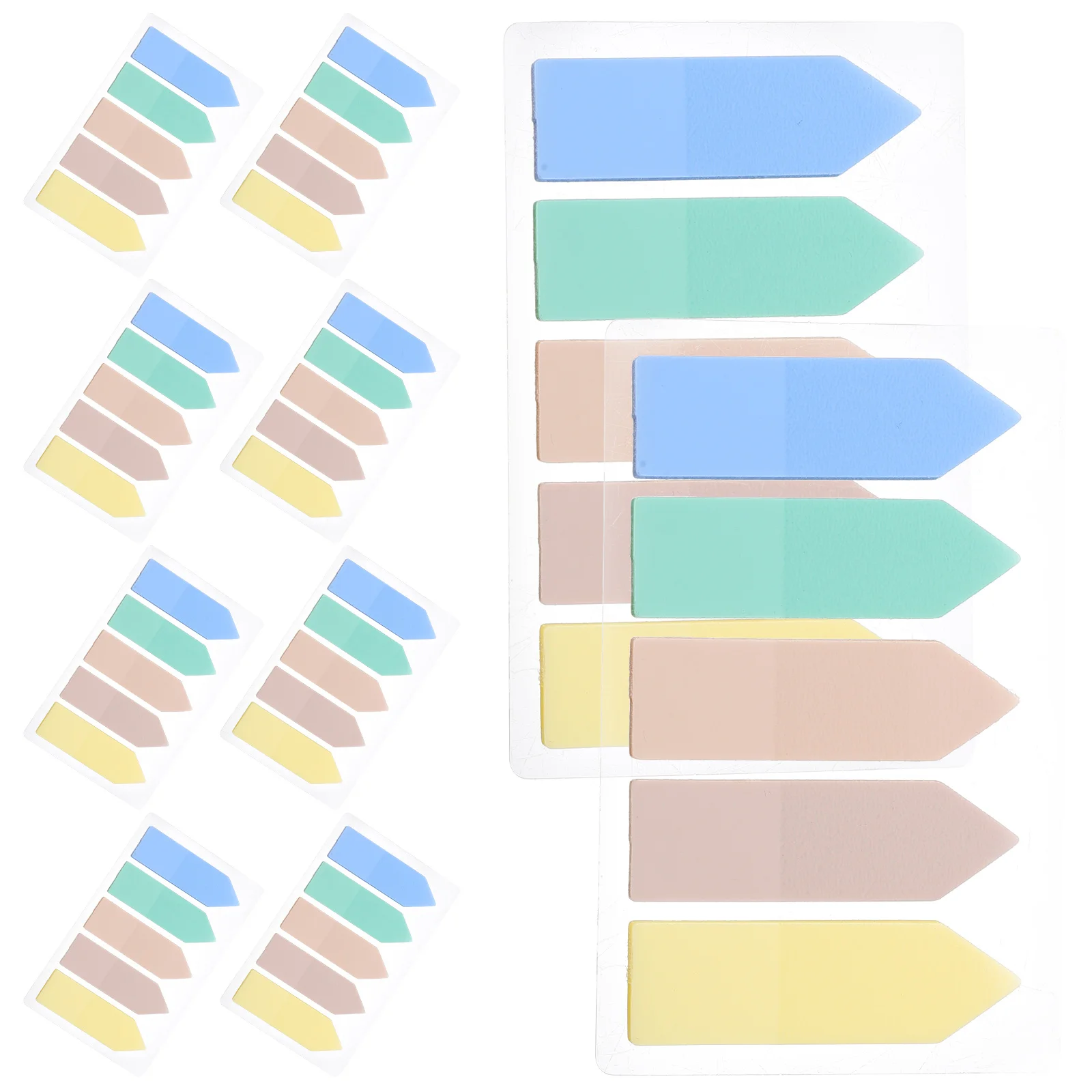 10 наборов закладок для предложений Липких вкладок для указателей Полосок для выделения чтения Бытовых липких маркеров для страниц