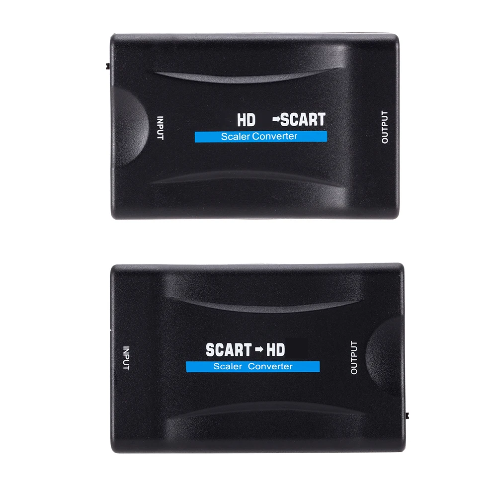 1080P SCART-совместимый Видео-Аудио Конвертер, совместимый с HDMI, с USB-Кабелем Для HDTV Sky Box, Высококлассный Конвертер DVD-Сигнала, Бесплатная Доставка