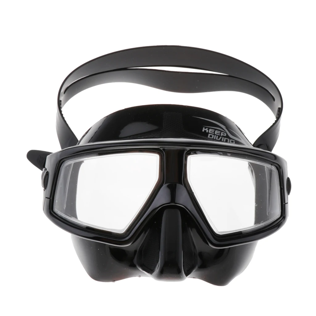 Маска для подводного плавания с маской - широкий обзор для фридайвинга, очки из закаленного стекла для подводного плавания с аквалангом - Различные цвета