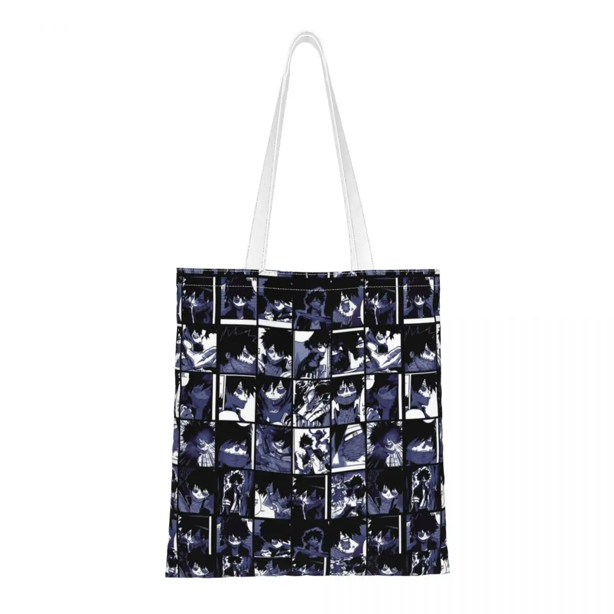 My Hero Academia Dabi Collage, Эко-сумки через плечо, женская сумка-тоут, милая сумка большой емкости, ретро-холщовая сумка для плавания