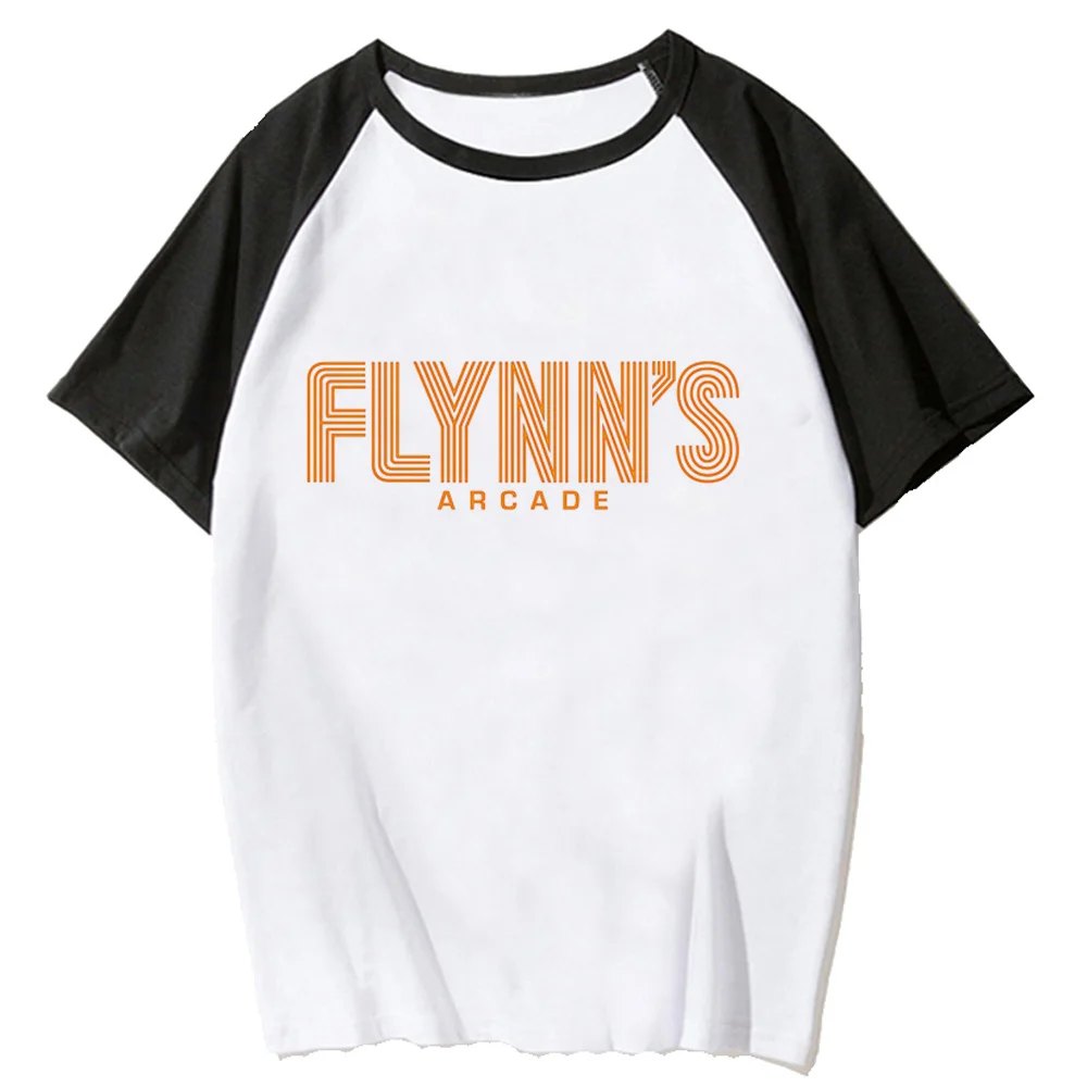 Футболки Flynn's Arcade, женские футболки с комиксами харадзюку, женская одежда с рисунком манги и аниме