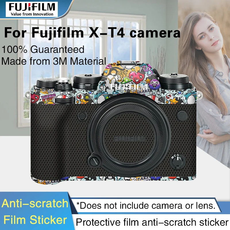 камера Премиум-Класса С Наклейкой На Кожу Для Fujifilm XT4 X-T4 Camera Skin Decal Protector С Защитой От царапин, Оберточная Бумага, Чехол для камеры Fuji