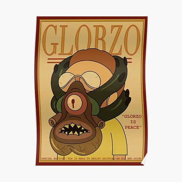 Декор плаката журнала Glorzo, Настенная роспись в домашней комнате, Художественная Настенная картина с принтом, Забавная винтажная Современная картина без рамки