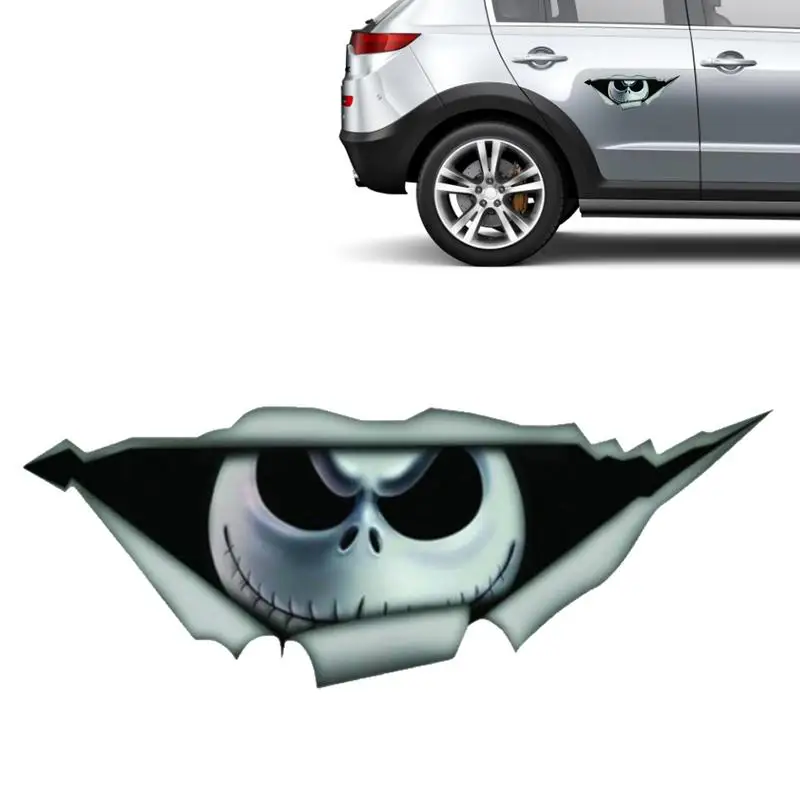 Декоративная наклейка с выглядывающими глазами, 3D-стайлинг автомобиля, имитация наклейки с выглядывающими глазами, автоаксессуары, наклейка на зеркало заднего вида