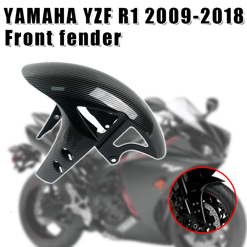 ДЛЯ Yamaha YZFR1 R1 2009-2018, YZFR6 R6 2017-2020 Запчасти для мотоциклов, Обтекатель Переднего Крыла из ABS Углеродного Волокна, Всплеск
