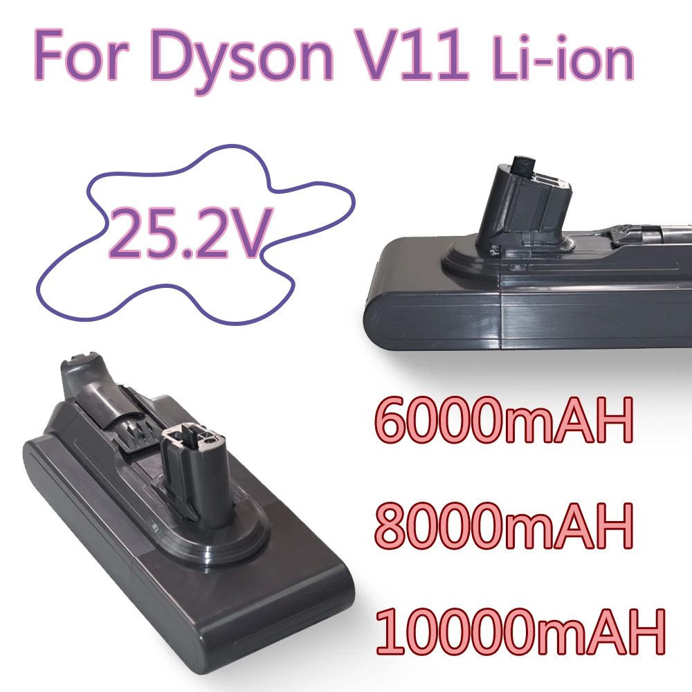 Новинка Для Dyson V11 6000/8000/10000mah Аккумулятор Absolute V11 Animal Li-ion Пылесос Аккумуляторная Батарея Super lithium cell