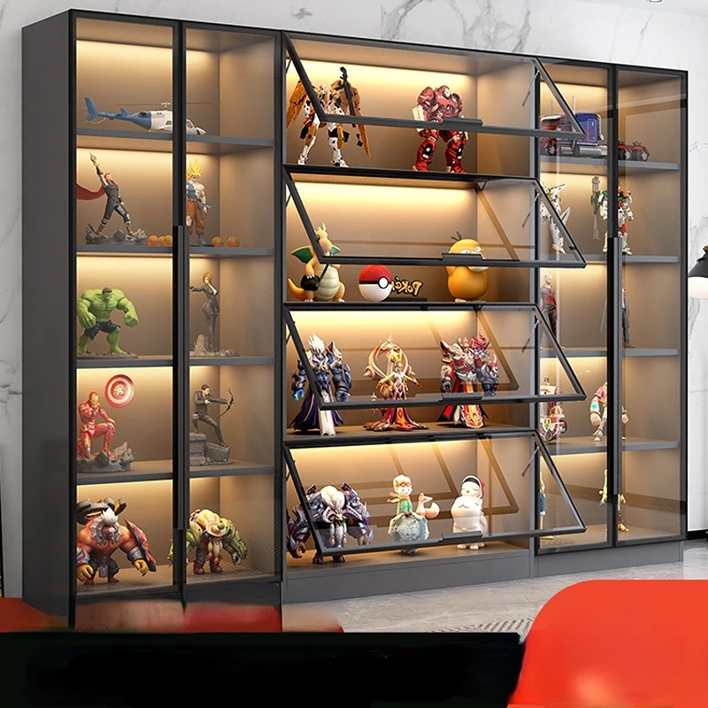 Витрина, книжный шкаф, стеклянная дверца, шкаф для хранения Lego, шкаф для хранения игрушек, шкаф для хранения моделей