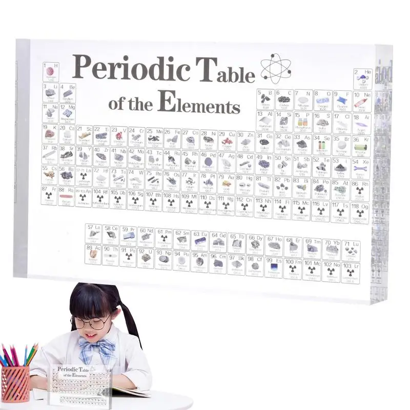 Периодическая таблица элементов ChemicalElement Акриловый учебный инструмент Element Display Board Подарки на день рождения для детей в школе